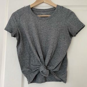 Madewell knotted t shirt